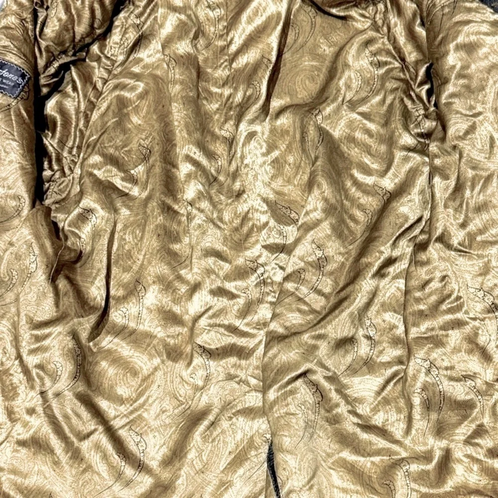 🧥🏢 THE LONDONER‎ Vintage 60s Coat | English Cloth  Paisley Lining | Men's 44R
